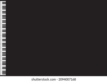 Material de fondo de ilustración de imagen de piano