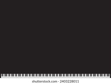 Piano image illustration background material