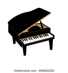 Ilustración de instrumentos de piano