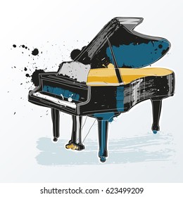 piano instrument musical icon