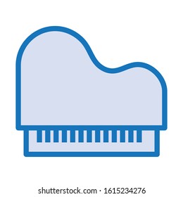 piano instrument musical isolated icon vector illustration design