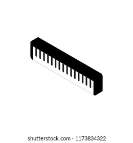 Piano isometric left top view 3D icon