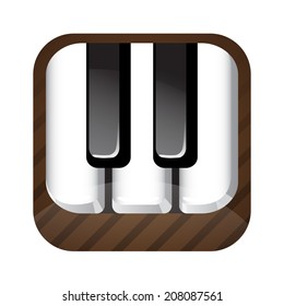 Piano key icon