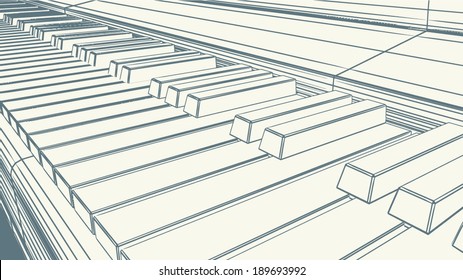 piano keyboard