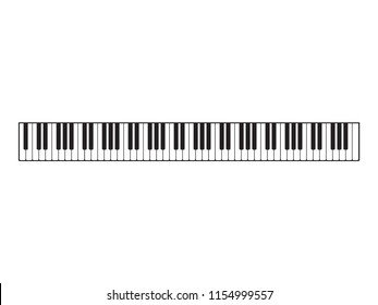 Piano keyboard background