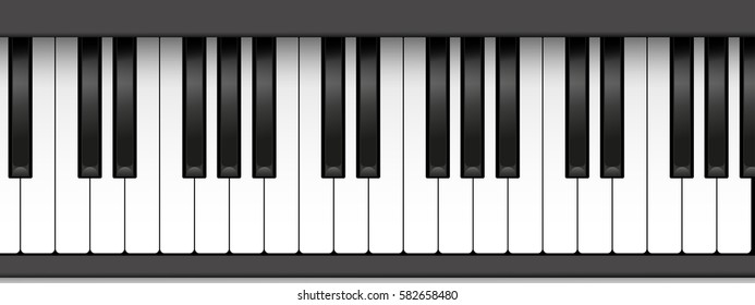 piano keyboard graphic vector