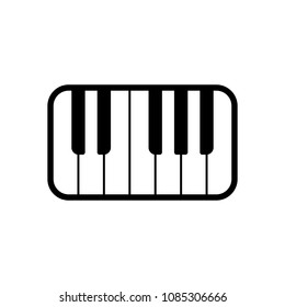 Piano keyboard icon