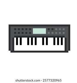 PIANO KEYBOARD ICON PIXEL ART