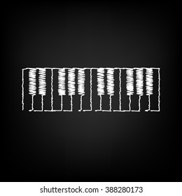 Piano Keyboard sign