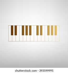 Piano Keyboard sign