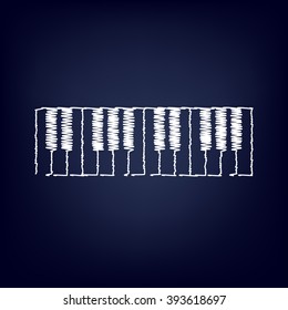 Piano Keyboard sign