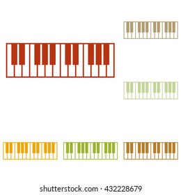 Piano Keyboard sign