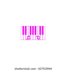 piano keyboard, vector
