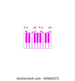 piano keyboard, vector