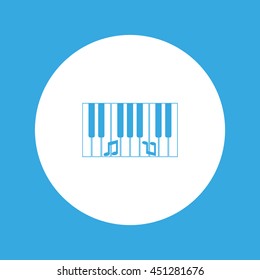piano keyboard, vector