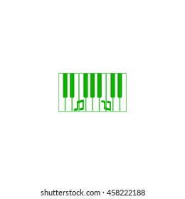 piano keyboard, vector