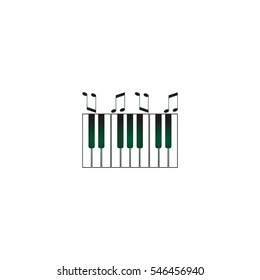 piano keyboard, vector