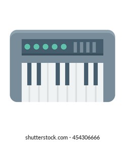 Piano Keyboard Vector Icon