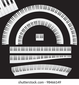 piano keyboards