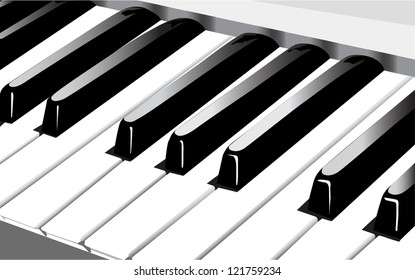 Piano keys