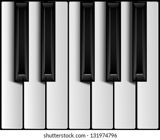 Piano keys