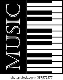 Piano keys