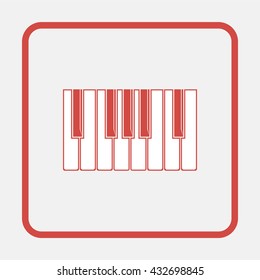 Piano keys.