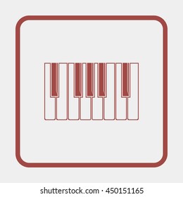 Piano keys.