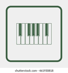 Piano keys.