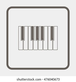 Piano keys.