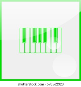 Piano keys.