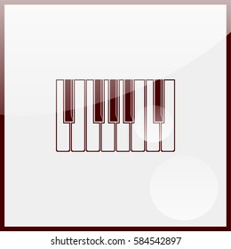 Piano keys.