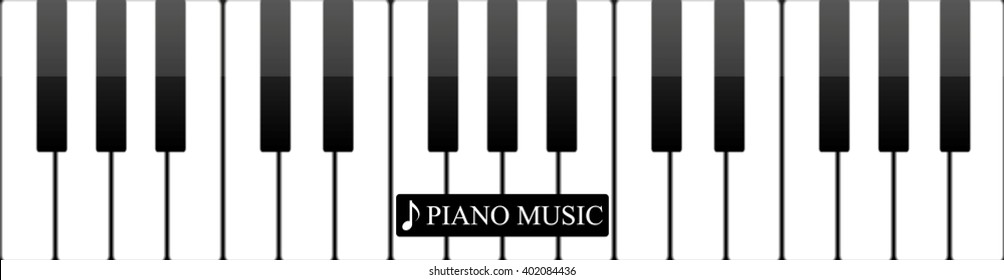 Piano keys abstract musical background. Vector illustration