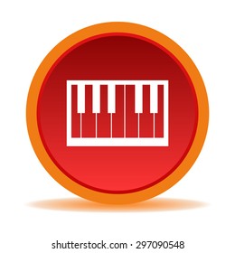 piano keys button