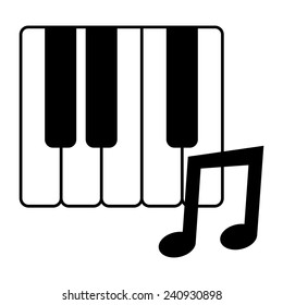 piano keys icon