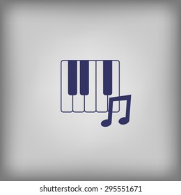 piano keys icon 