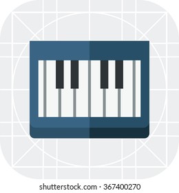 Piano keys icon