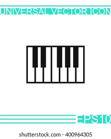 Piano Keys Icon.