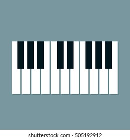 Piano keys icon.