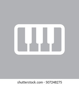 Piano keys icon