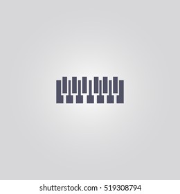 piano keys icon