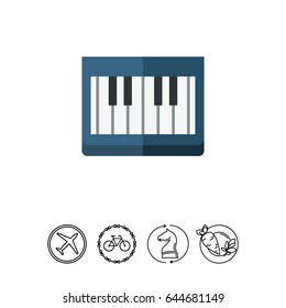 Piano keys icon