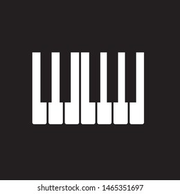 piano keys icon- vector illustration