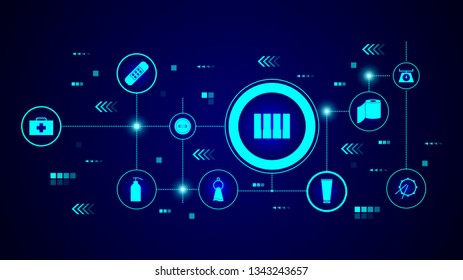 piano keys icon. From Web set