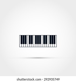 Piano keys illustration