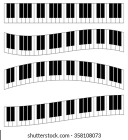 276 Wavy Piano Keys Images, Stock Photos & Vectors | Shutterstock