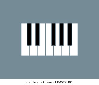 Piano Keys One Octave Stock Vector (Royalty Free) 1150920191