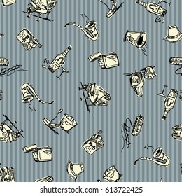 piano and liquor pattern