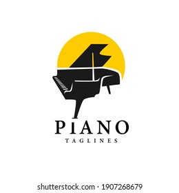 Logotipo de piano Gran Orquesta de Piano Símbolo de actuación