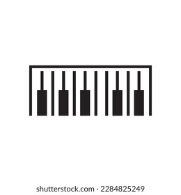 Piano logo images illustration design